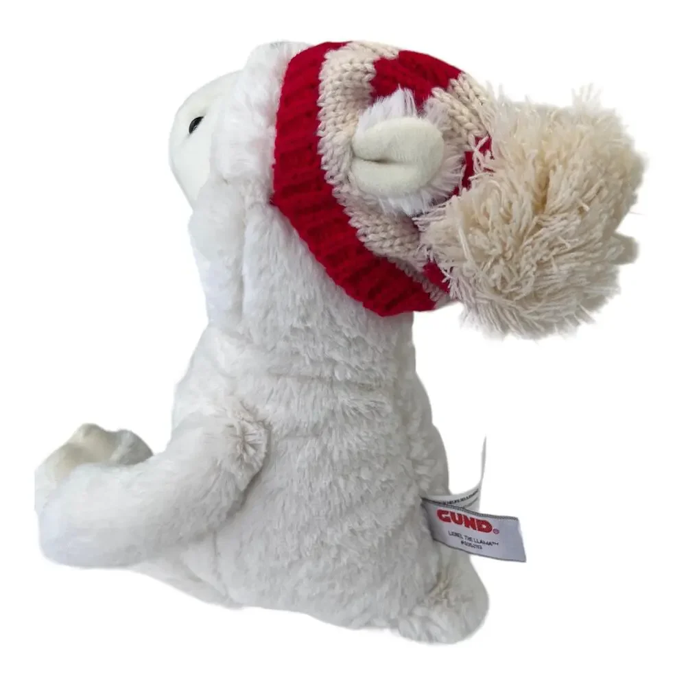 GUND Lionel The‎ Llama 15 Inch Plush with winter beanie hat EUCG